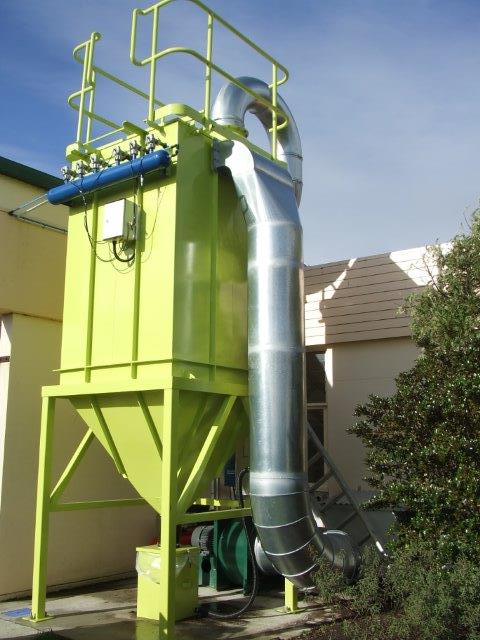 agresearch-dust-collector DUSTEX supplied a 20-station extraction system with a central dust collection system for controlling airborne dust.