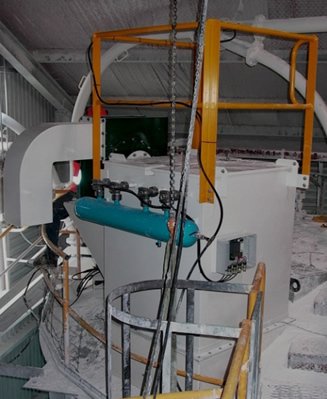 Omya New Zealand’s new silo vent pulse jet dust collector has a higher capacity and is also easier and safer to service.
