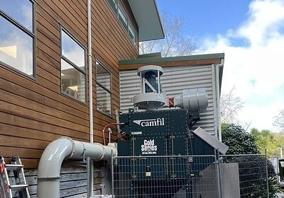 New DUSTEX woodworking dust extraction system and dust collector installed at Auckland secondary school Technology department