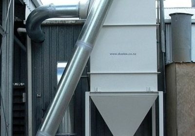 A DUSTEX dust collection system removes the nuisance dust at SGS New Zealand Limited.