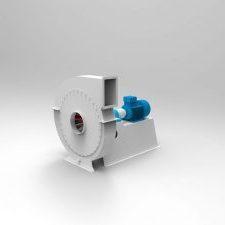 Dustex industrial dust collector with blue motor in a clean setting.